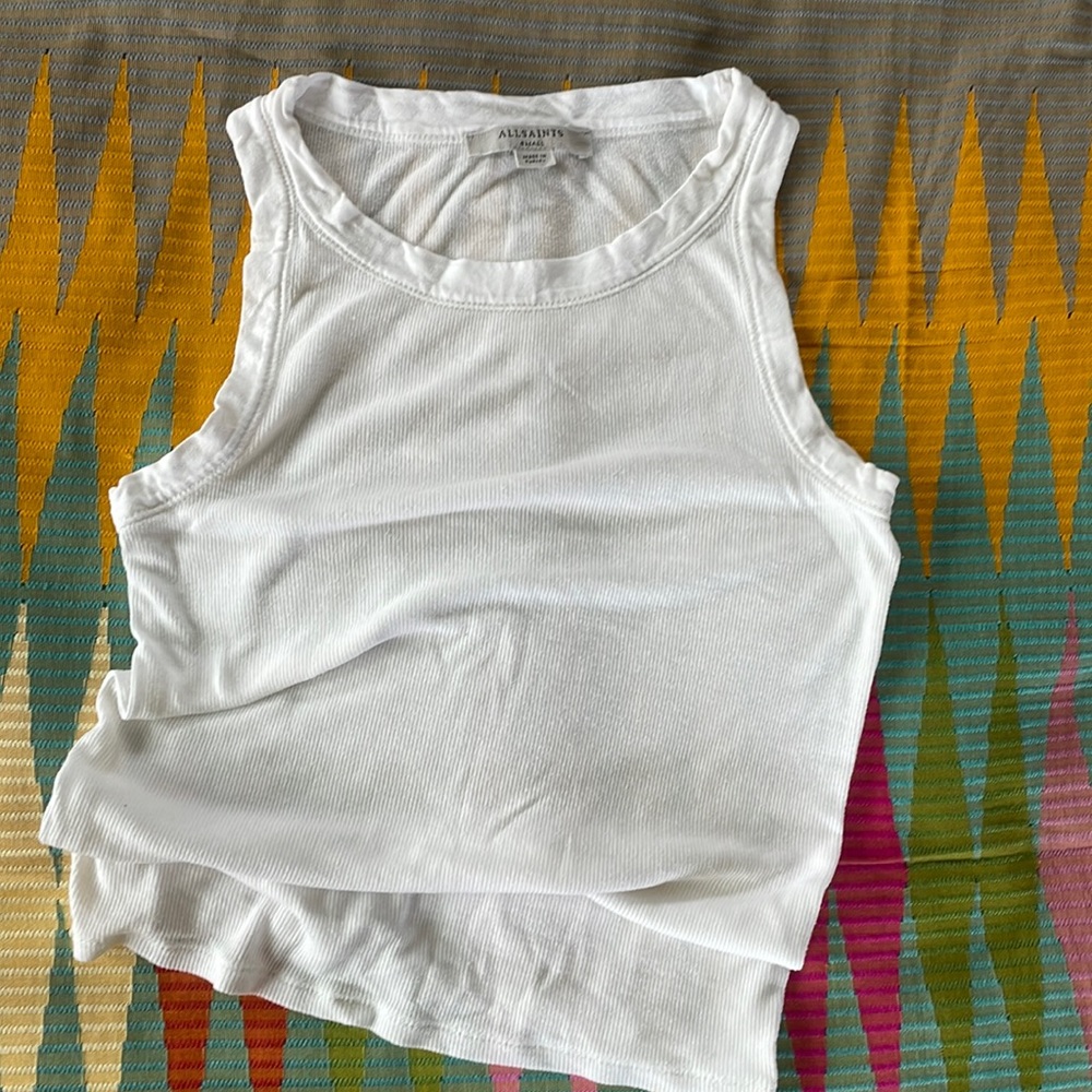 White tank top